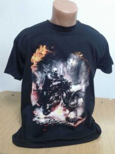 ситопечат ghost rider 4 цвата
